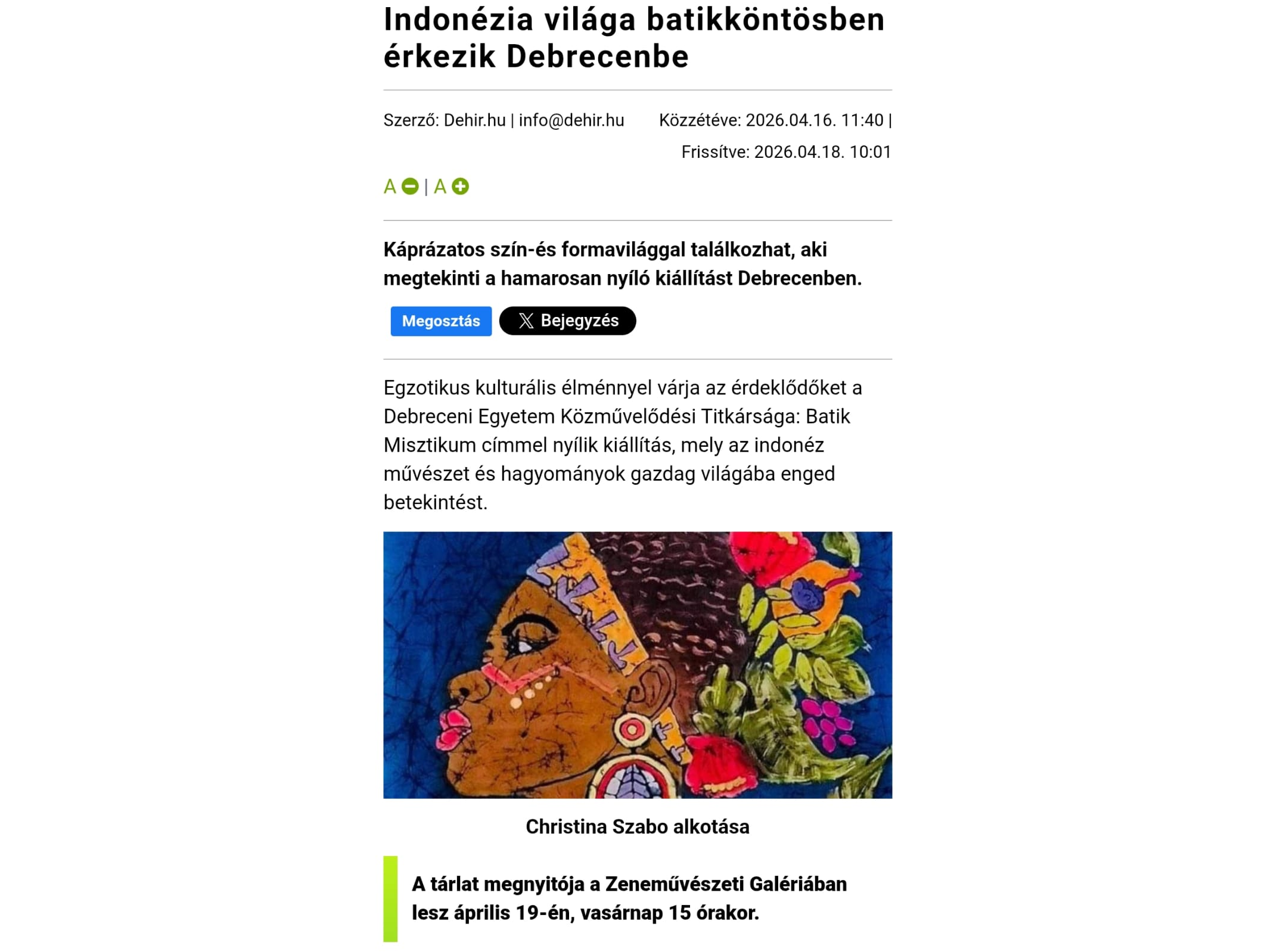 Batik Misztikum