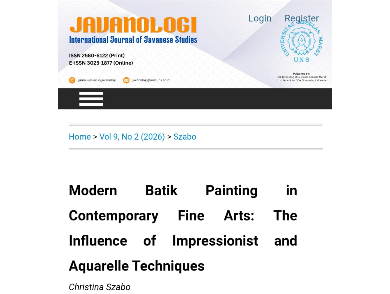 Modern Batik Painting in Contemporary Fine Arts